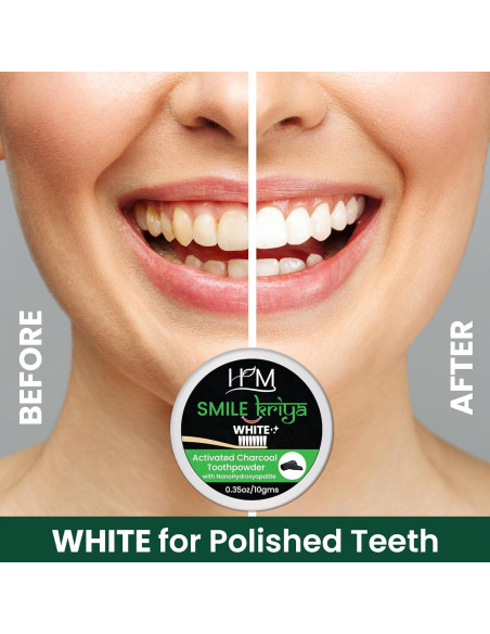 HM Smile Polvo Dental Ayurvédico Blanqueador 4x10g HM Smile Polvo Dental Ayurvédico Blanqueador 4x10g