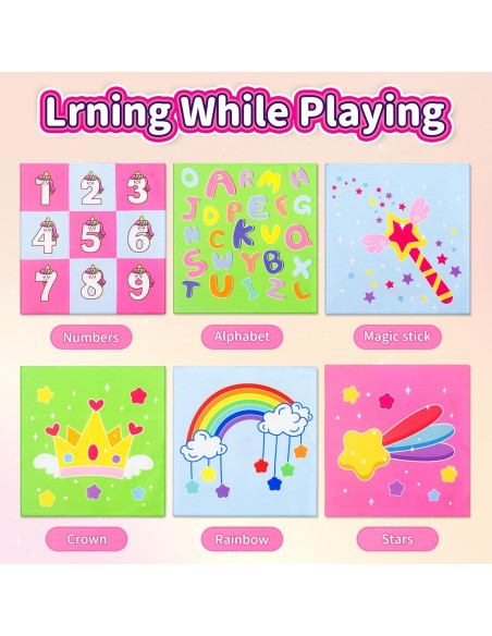 Juguete Sensorial de Caja de Tejido USRELA para Bebés 6-12 Meses