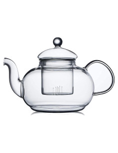 Tetera de vidrio CNGLASS 600 ml con infusor removible
