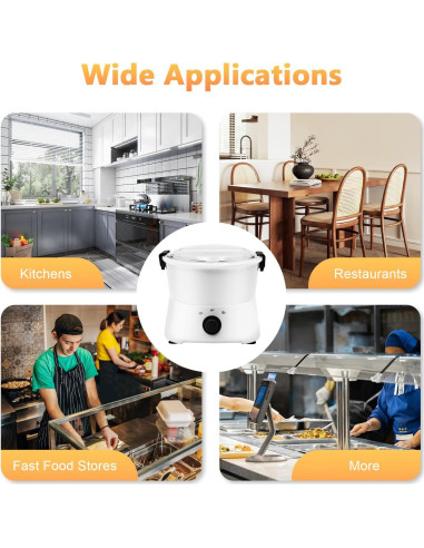 Pelador de Patatas Eléctrico ReqianXH 85W Automático Blanco