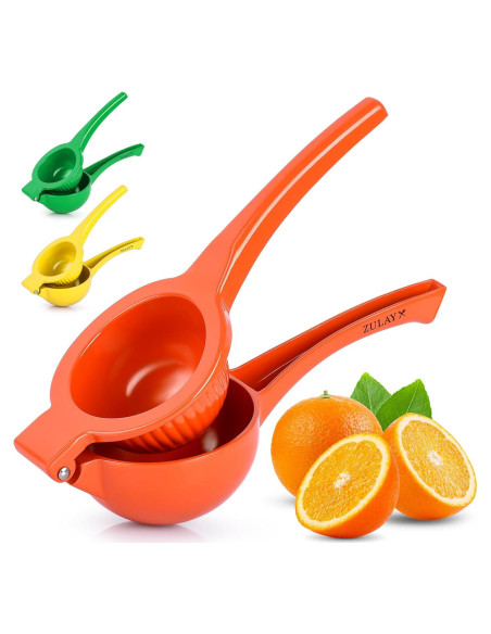 Exprimidor Manual de Cítricos Zulay Kitchen Naranja 0.5L