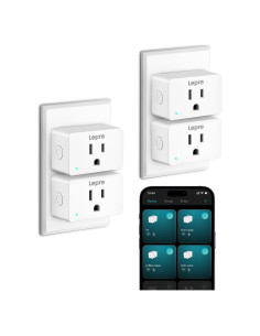 Enchufe Inteligente Lepro P1 15A WiFi Bluetooth Control Voz
