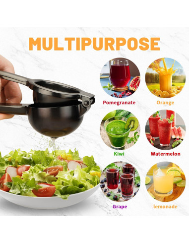 Exprimidor de Limón AGIgear KP3011 Acero Inoxidable Gris