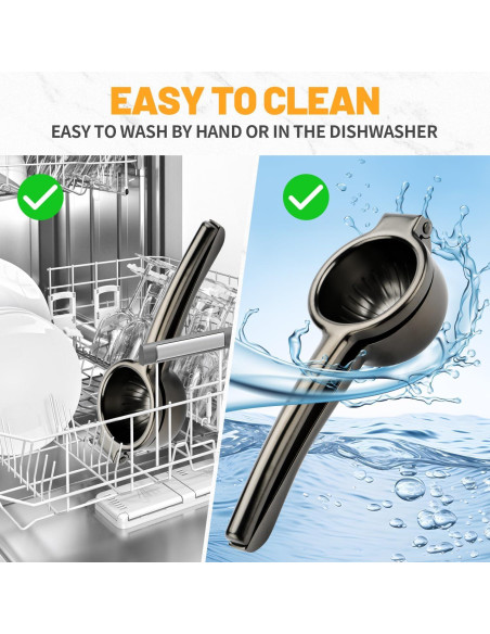 Exprimidor de Limón AGIgear KP3011 Acero Inoxidable Gris