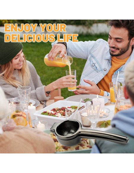 Exprimidor de Limón AGIgear KP3011 Acero Inoxidable Gris