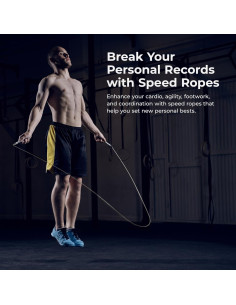 Cuerda de Salto Ajustable Sunny Health & Fitness - Ligera y Duradera 2