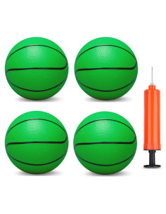Mini baloncesto Umnodobn 12,7 cm PVC 4 PCS con bomba