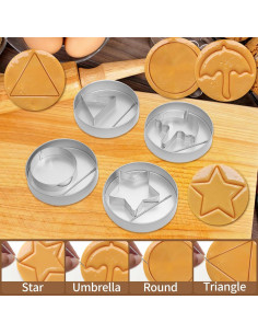 Kit de Galletas Dalgona Woosuke 12 Piezas Acero Inoxidable 2