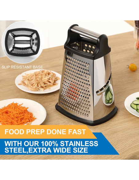 Rallador de Queso Profesional OIM OMIIOMIO Acero Inoxidable XL Rallador de Queso Profesional OIM OMIIOMIO Acero Inoxidable XL