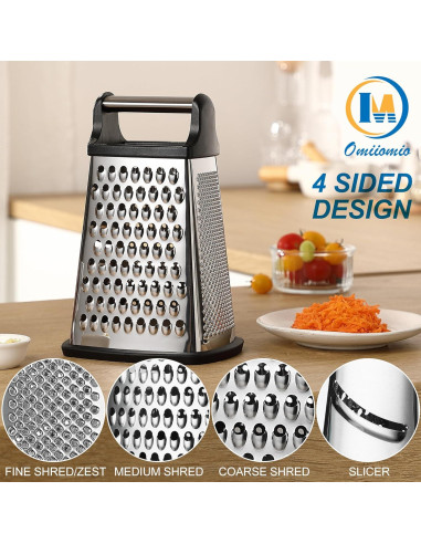 Rallador de Queso Profesional OIM OMIIOMIO Acero Inoxidable XL