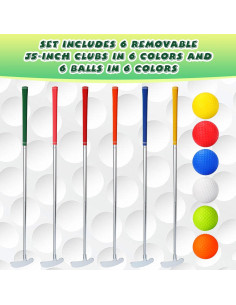 Putter de Golf Liliful 6 Pcs para Niños y Adultos 88,90 cm 2