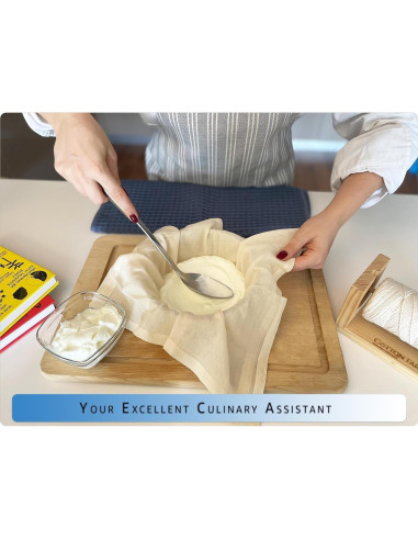 Paños de Queso de Algodón Orgánico Comfort 50.8x50.8cm - 4 Piezas