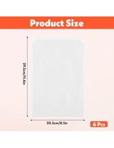 6 Bolsas Coladoras de Nylon Yuanan 30x20 cm Reutilizables 2