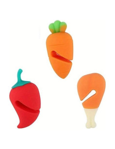 Set de 3 Soportes de Tapa de Olla de Silicona Veloshine