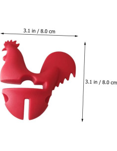 Garneck Soporte de Tapa de Olla de Silicona - 2 Piezas Antidesbordamiento 2