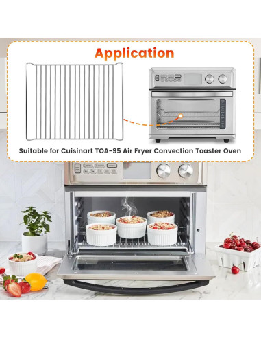 Rejilla de Alambre para Freidora de Aire Cuisinart TOA-95 36.83x29.72cm