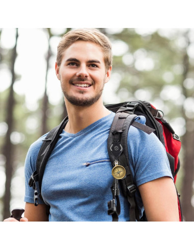 Paquete de 2 llaveros retráctiles Chambom 81.3 cm negro