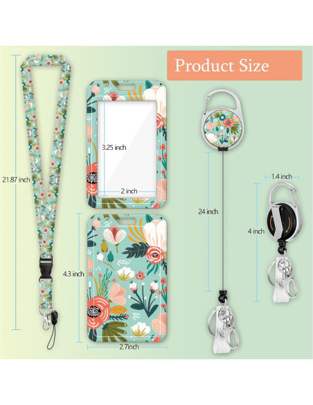 Porta Credencial ID UTGYRRIK con Cordón y Carrete Retráctil Porta Credencial ID UTGYRRIK con Cordón y Carrete Retráctil