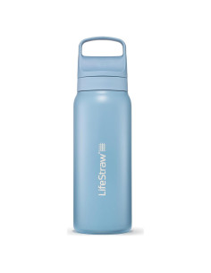 Botella LifeStraw Go 24 oz Acero Inoxidable Azul