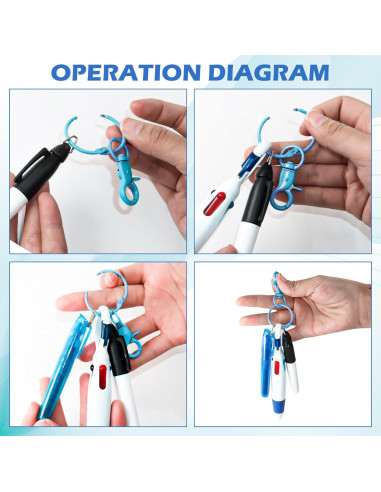 Juego de 6 bolígrafos mini para enfermeras GANZHOUYILAN