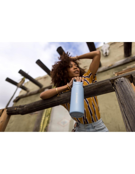 Botella LifeStraw Go 24 oz Acero Inoxidable Azul