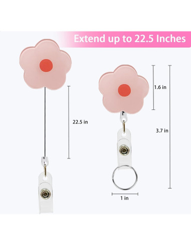 Set de Accesorios para Enfermeras Uaimvie - 2 Paquetes Rosa y Púrpura