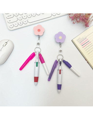 Set de Accesorios para Enfermeras Uaimvie - 2 Paquetes Rosa y Púrpura