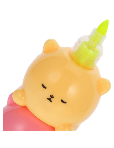 Marcadores Fluorescentes en Forma de Oso MAGICLULU 6 Pcs