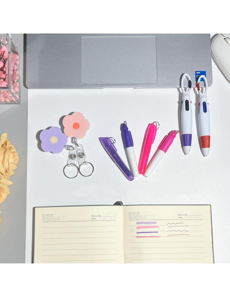 Set de Accesorios para Enfermeras Uaimvie - 2 Paquetes Rosa y Púrpura