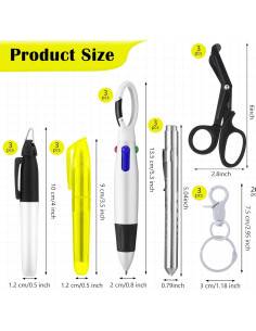 Kit de Accesorios para Enfermeras Geiserailie 18 Piezas 2