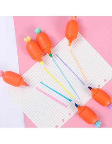 Set de 6 Marcadores de Carrotas JOMPENS Multicolor 7.5cm