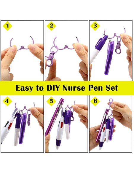 Kit de Accesorios para Enfermeras Geiserailie 18 Piezas