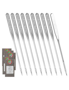 50 Agujas de Máquina de Coser Brother 75/11 para Bordado