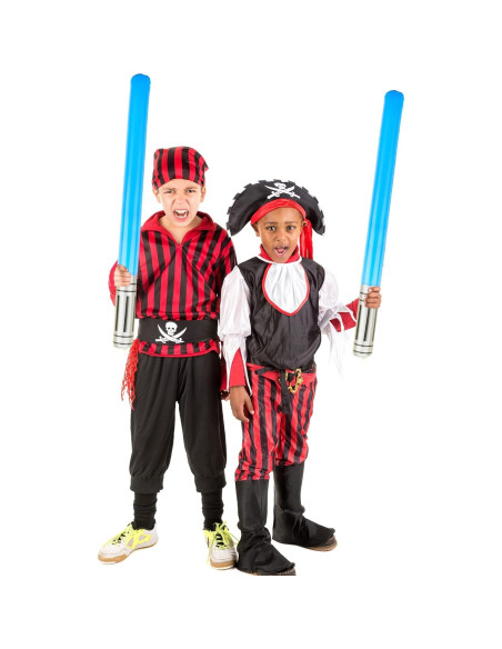 30 Piezas Sable de Luz Inflable Cotiny 100 cm 6 Colores