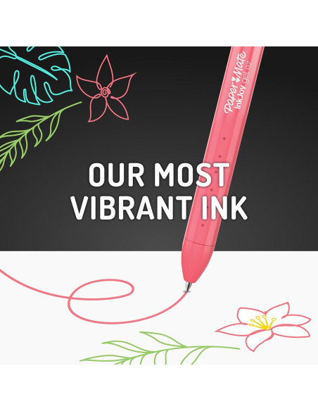 Bolígrafos de Gel Paper Mate InkJoy 6 Colores Punta Media 0.7mm