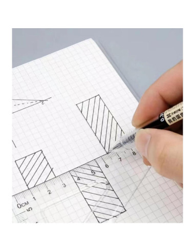 Bolígrafos de Gel BEMLP 0.35mm Ultra Fina 12 Piezas Negro