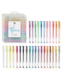 Set de 30 Bolígrafos de Gel Metálicos U Brands - Colores Asortidos