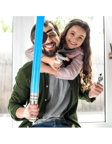 30 Piezas Sable de Luz Inflable Cotiny 100 cm 6 Colores