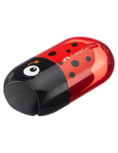 Sacapuntas Doble Faber-Castell Mariquita con Borrador