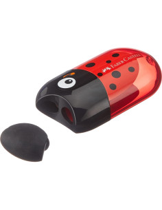 Sacapuntas Doble Faber-Castell Mariquita con Borrador 2