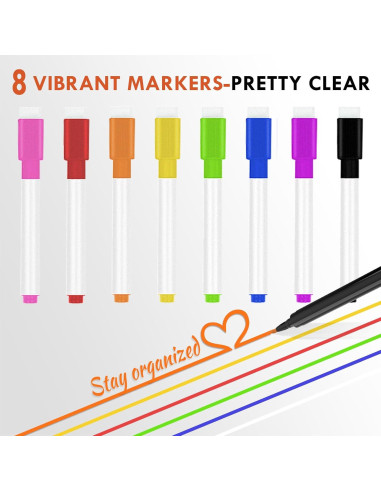 Calendario Acrílico Magnético para Nevera SWSKR 30.48x40.64cm