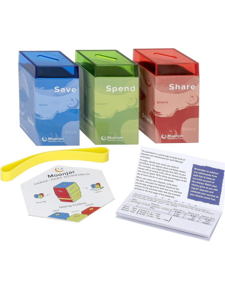 Alcancía Moonjar 3 en 1 para Niños 3+ Años