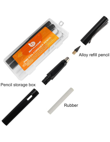 Set de Lápices Infinito BFANGZ 0.7mm con 8 Puntas y Estuche