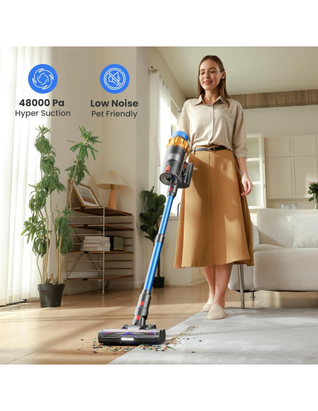 Aspiradora Inalámbrica Kermoky Robust 5 550W 45KPA 70min