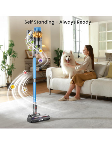 Aspiradora Inalámbrica Kermoky Robust 5 550W 45KPA 70min