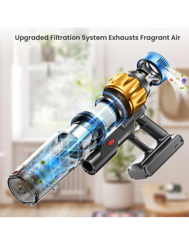 Aspiradora Inalámbrica Kermoky Robust 5 550W 45KPA 70min