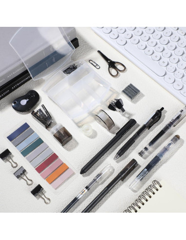 Kit de Suministros de Oficina Colarr - Grapadora, Tijeras y Más