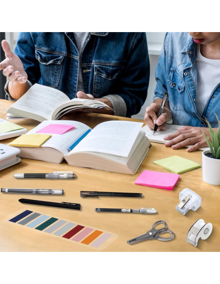 Kit de Suministros de Oficina Colarr - Grapadora, Tijeras y Más