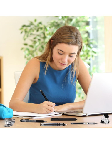 Kit de Suministros de Oficina Colarr - Grapadora, Tijeras y Más