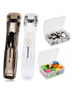 Dispensador de Clips de Papel Styquenzer con 100 Recargas
